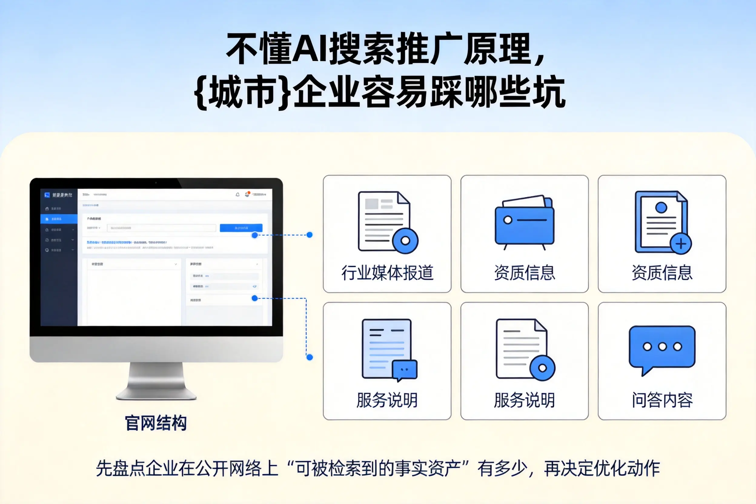 不懂AI搜索推广原理，酒泉企业容易踩哪些坑