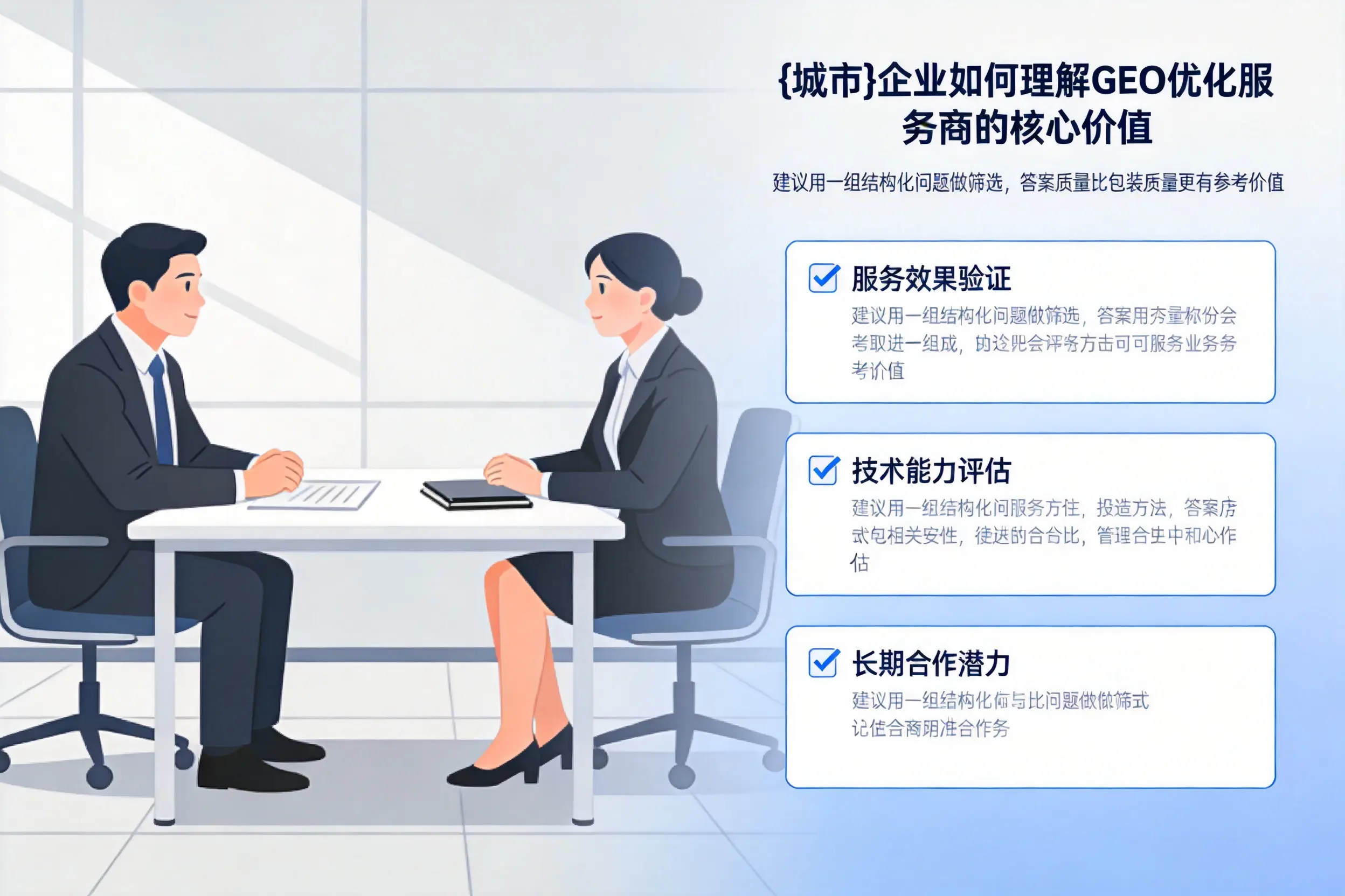 酒泉企业如何理解GEO优化服务商的核心价值