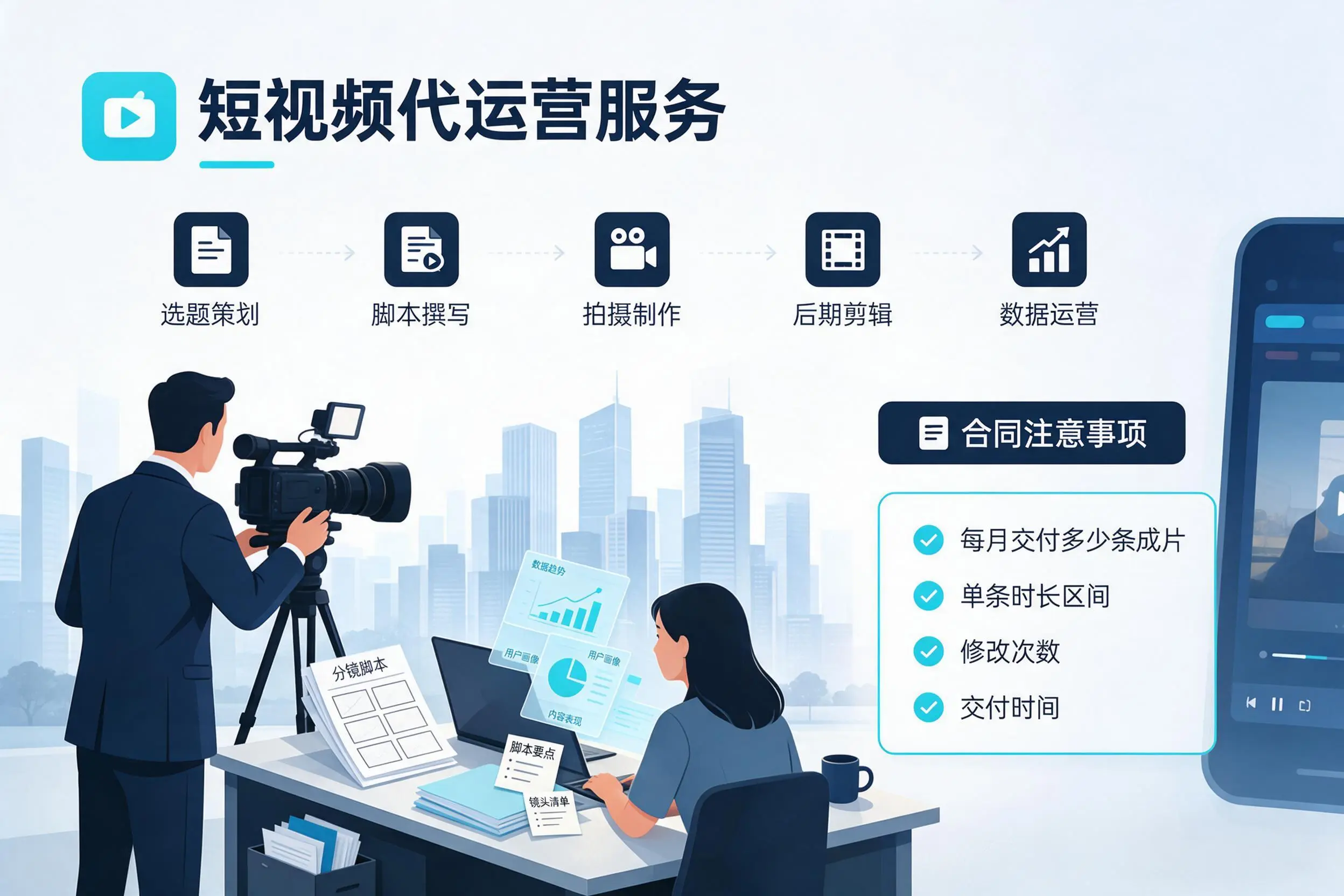 短视频代运营包含哪些服务？酒泉企业常见问题科普