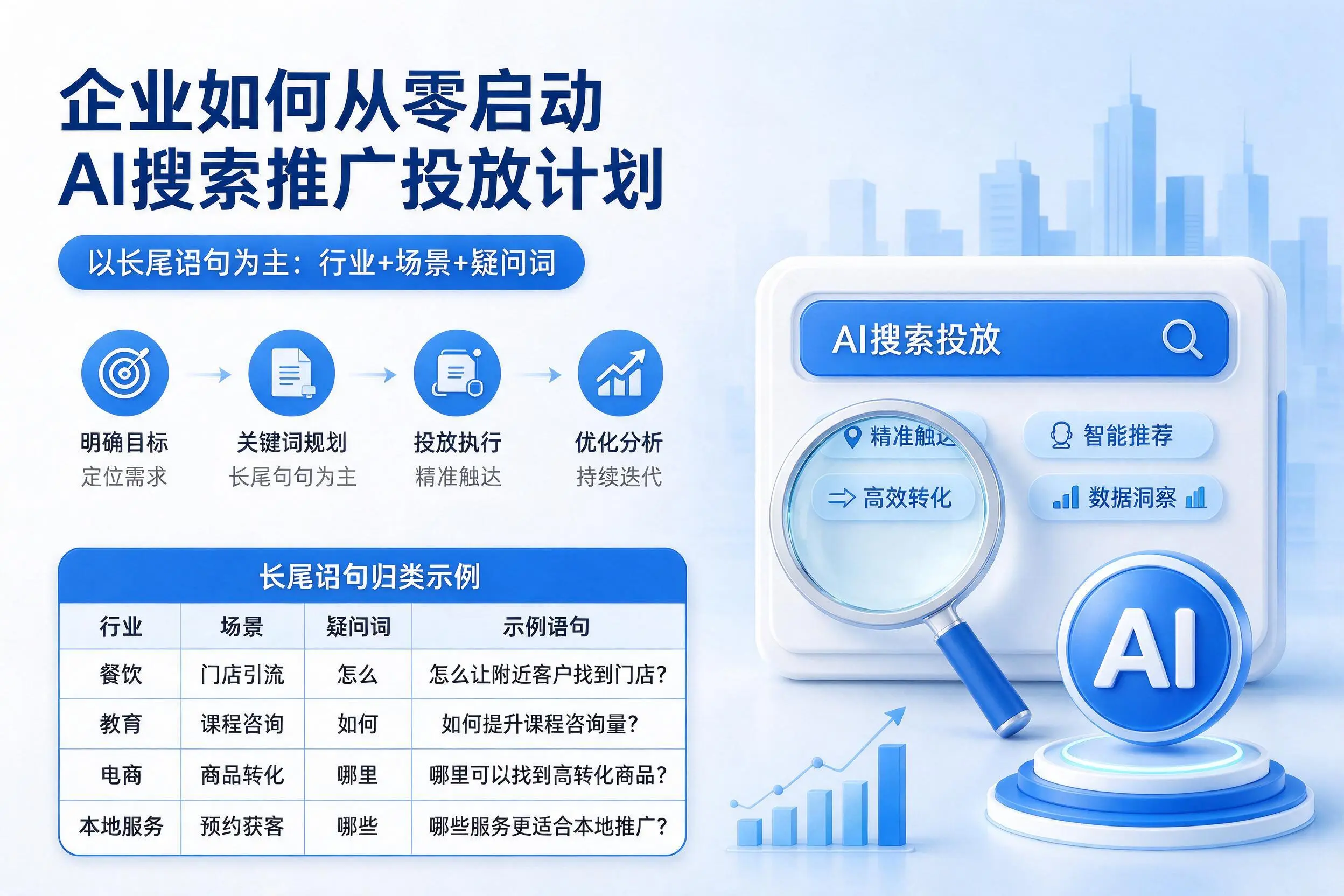 酒泉企业如何从零启动AI搜索推广投放计划
