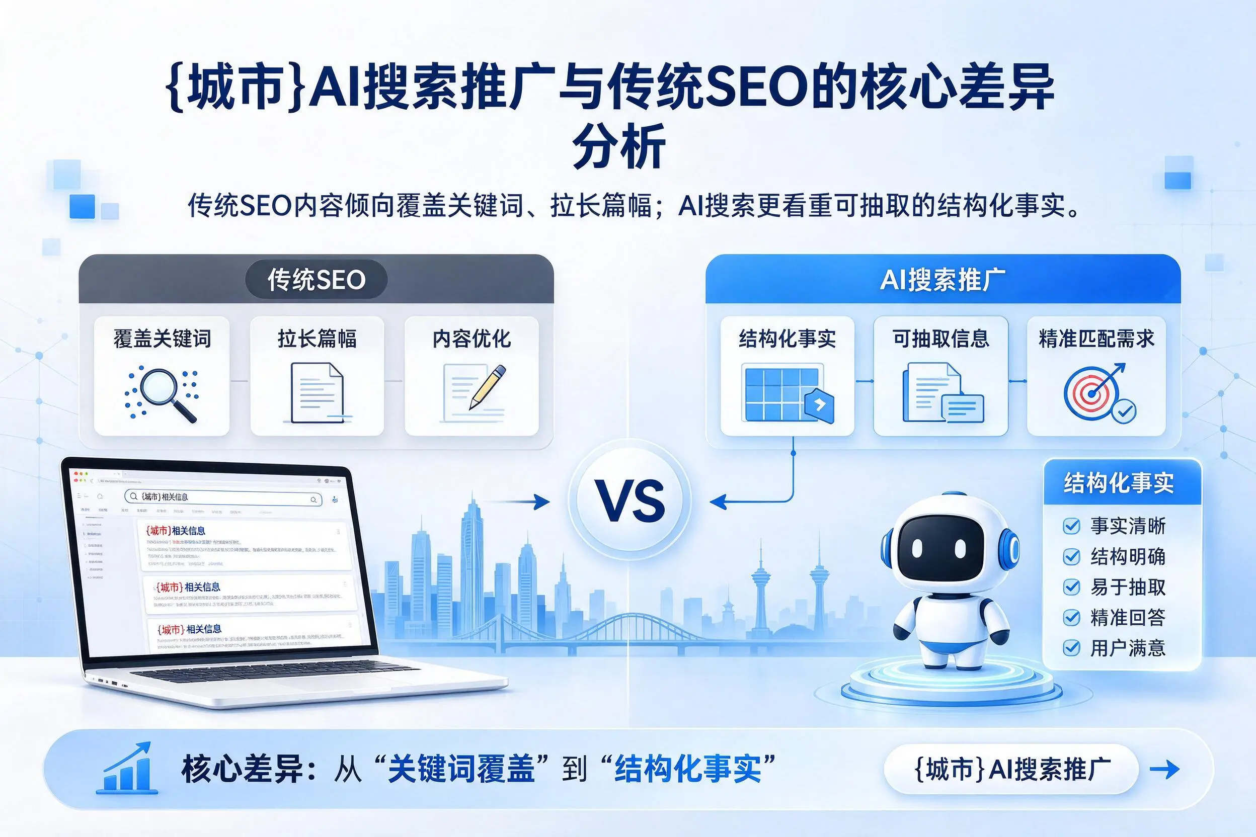 酒泉AI搜索推广与传统SEO的核心差异分析